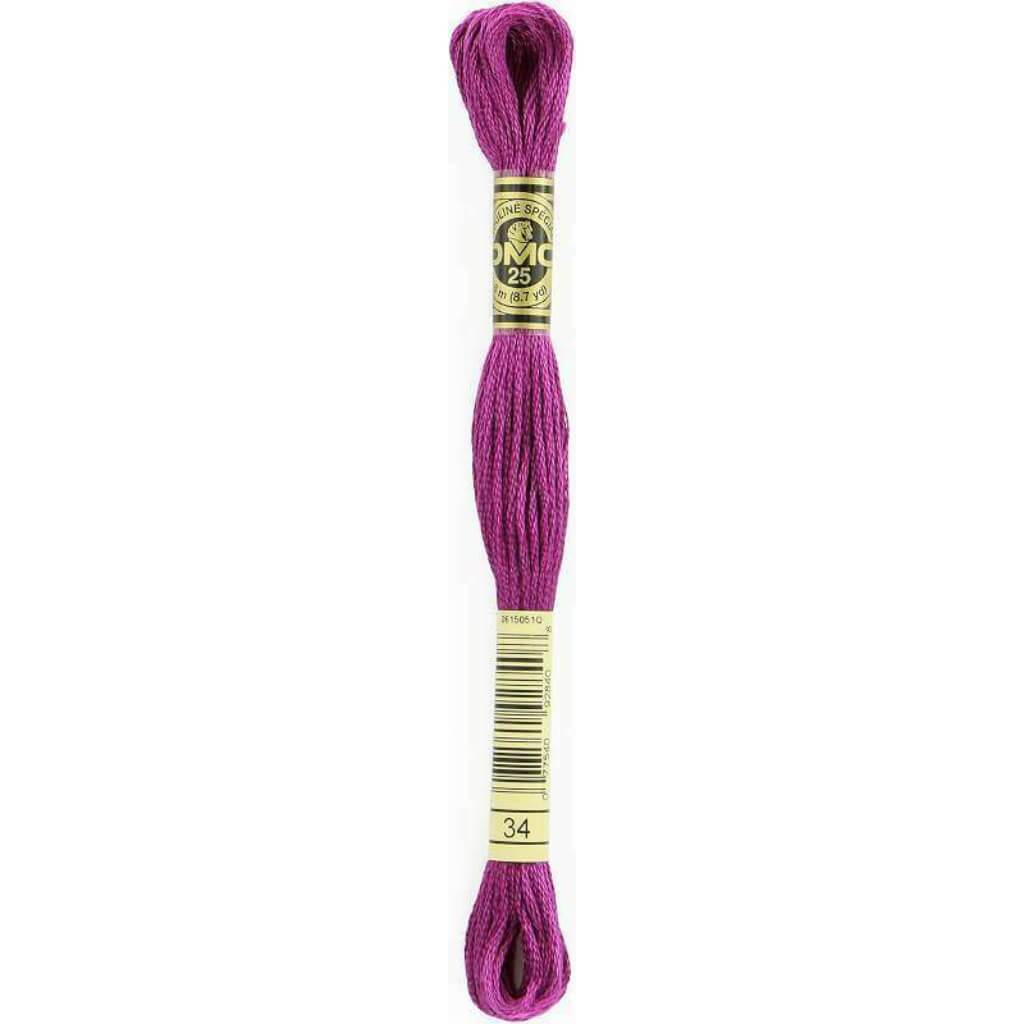 DMC Embroidery Cotton 8.7yd Dark Fuchsia