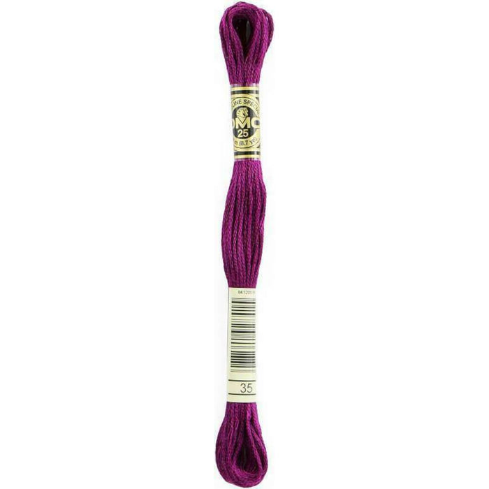 DMC Embroidery Cotton 8.7yd Very Dark Fuchsia