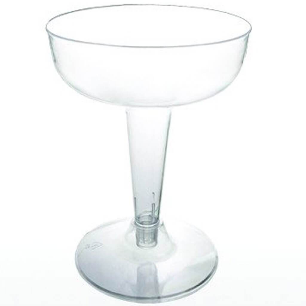 Plastic Champagne Glasses Clear 20ct, 4oz