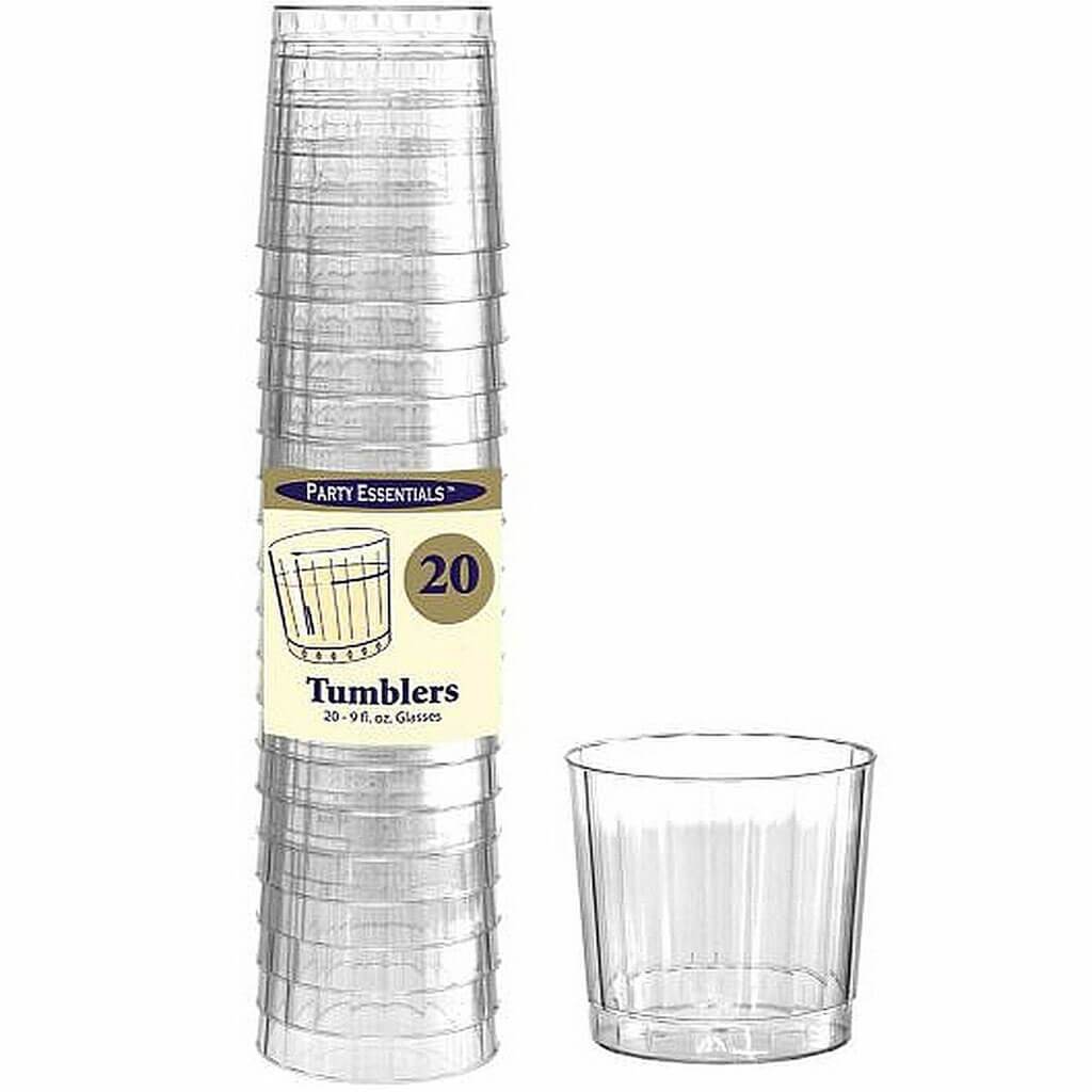 Elegance Clear Tumbler 20ct, 9oz