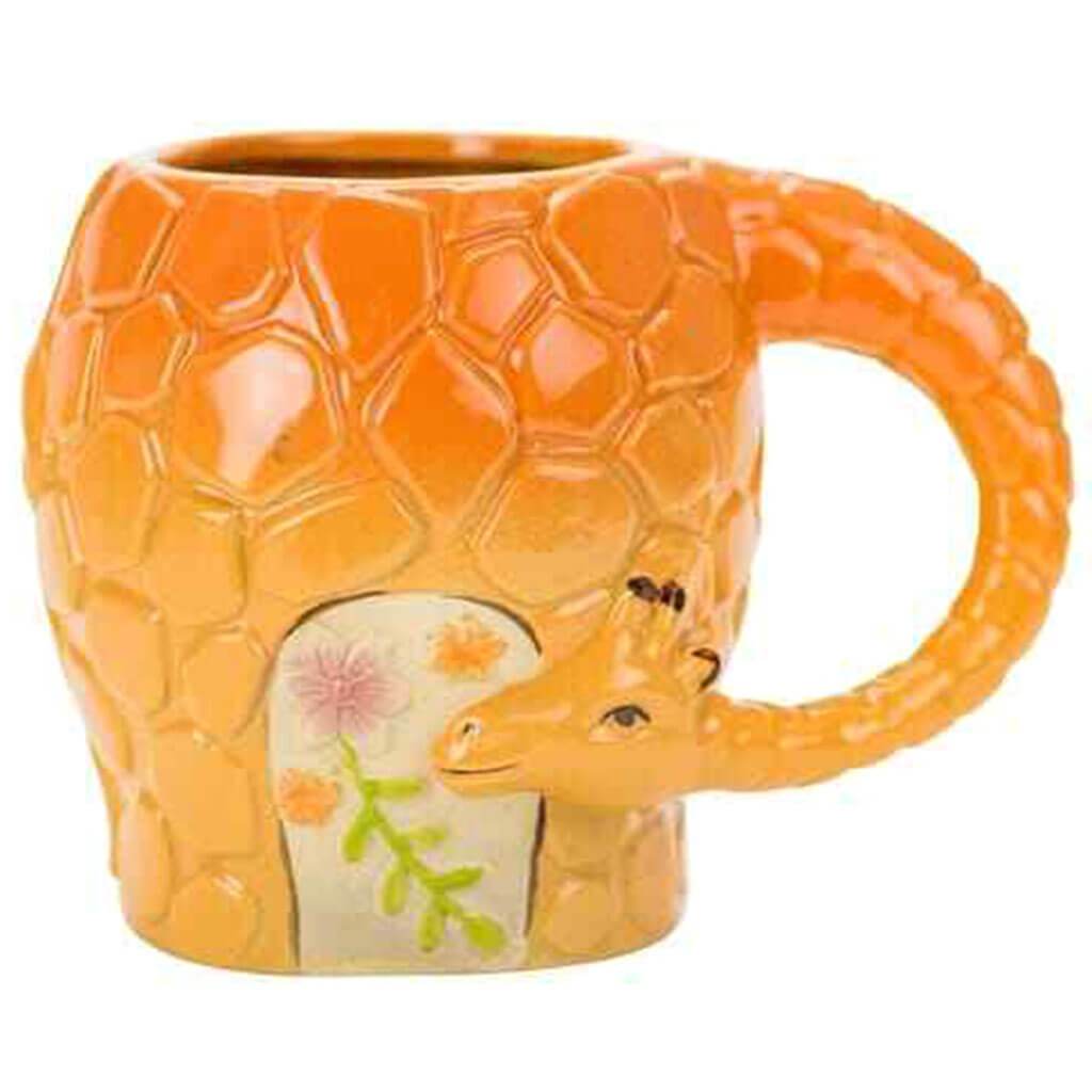 Giraffee Stoneware Figural Mug 20oz