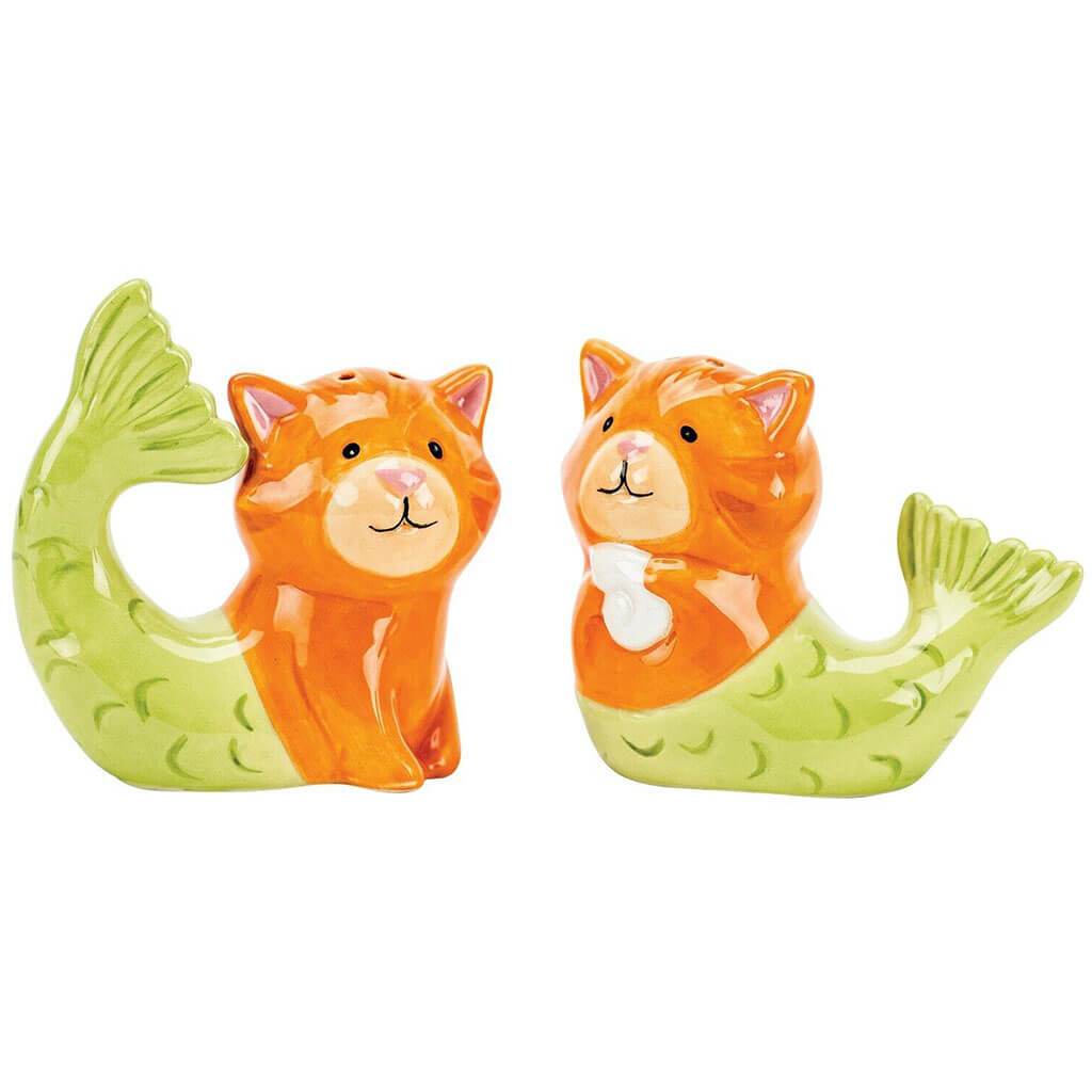 Tiger Purr Maid Salt and Pepper Shakers