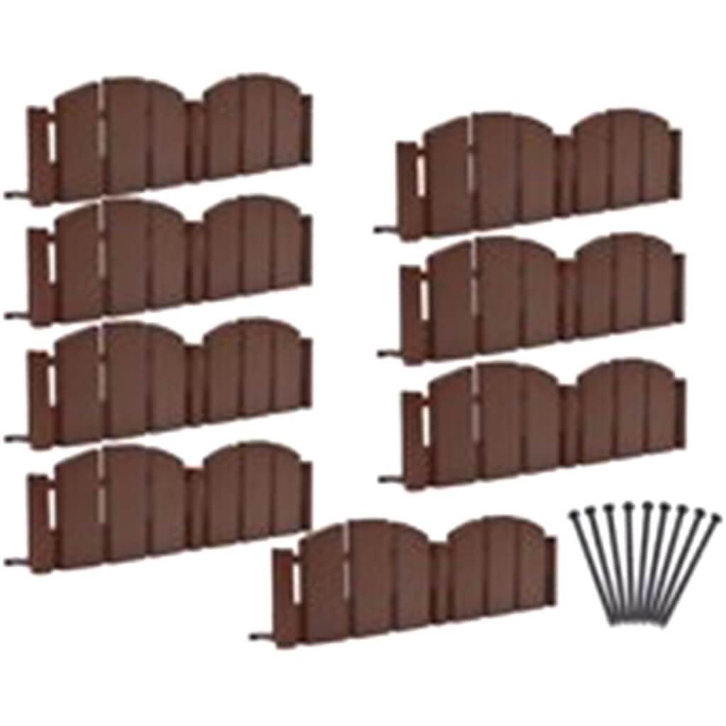 Adirondak Landscape Edging Kit, Brown