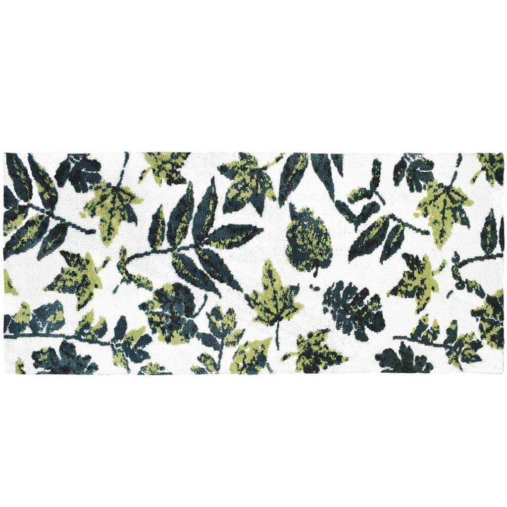 Leaf Mosiac Indoor Rug, 21in X 54in