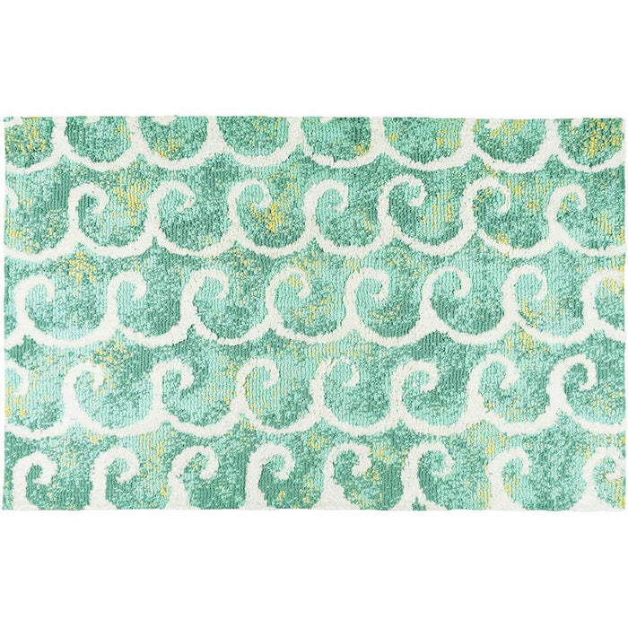 Dancing Wave Indoor Rug, 21in X 33in