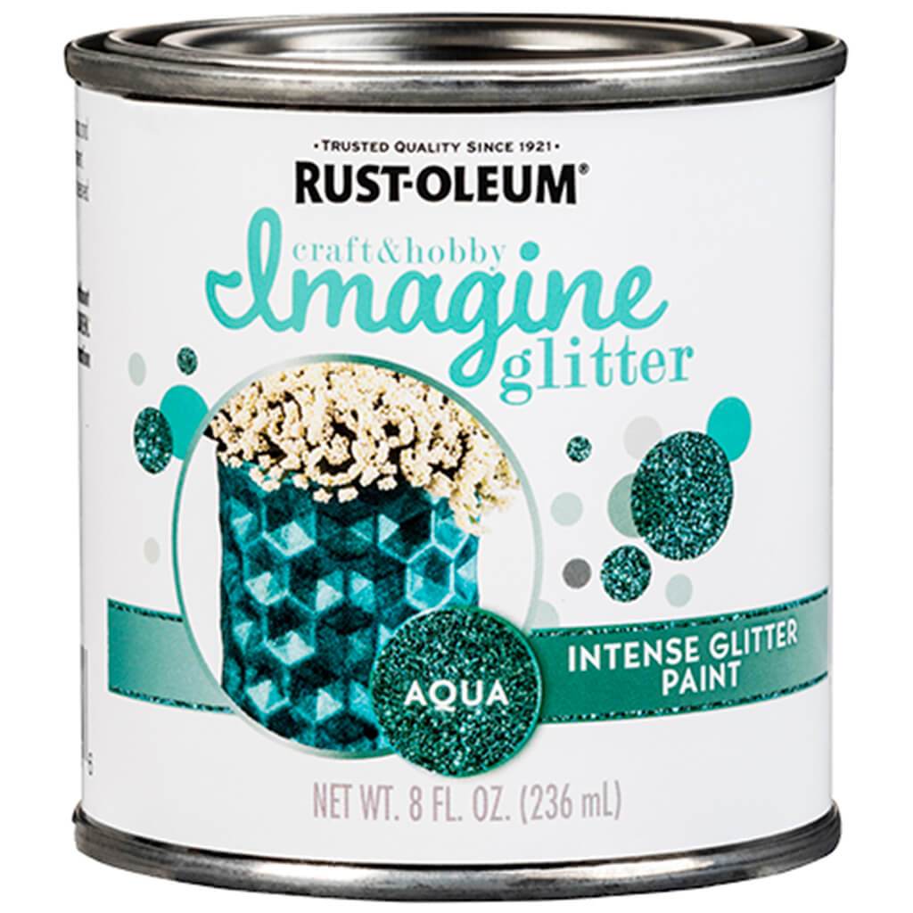 Paint Intense Glitter Aqua 8oz