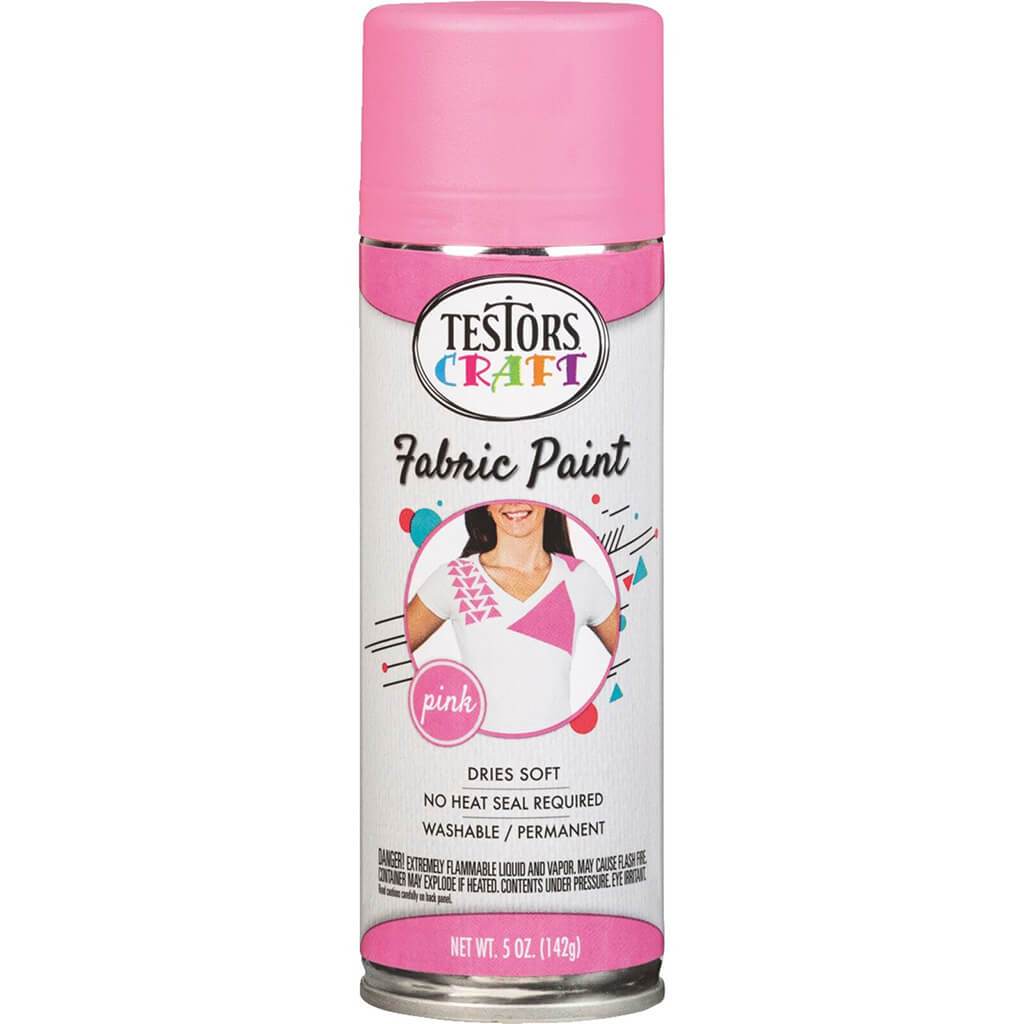 Testors Paint Spray Aero Fabric 5oz Pink