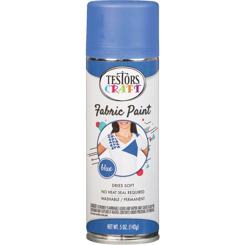 Testors Paint Spray Aero Fabric 5oz Blue