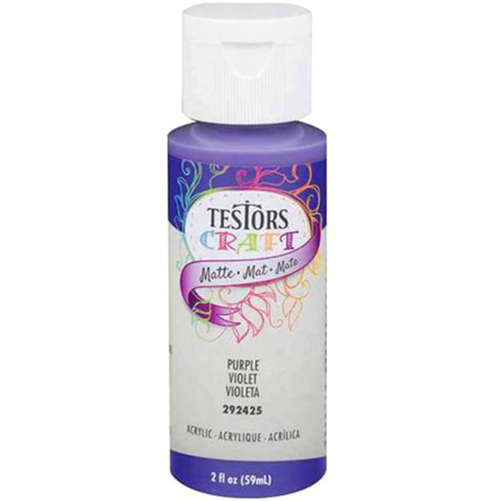 Testors Paint Craft Acrylic 2oz Matte Purple