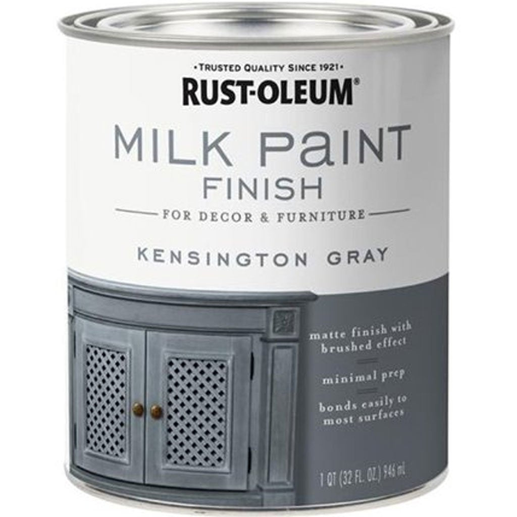 Milk Paint Finish Quart Kensington Gray