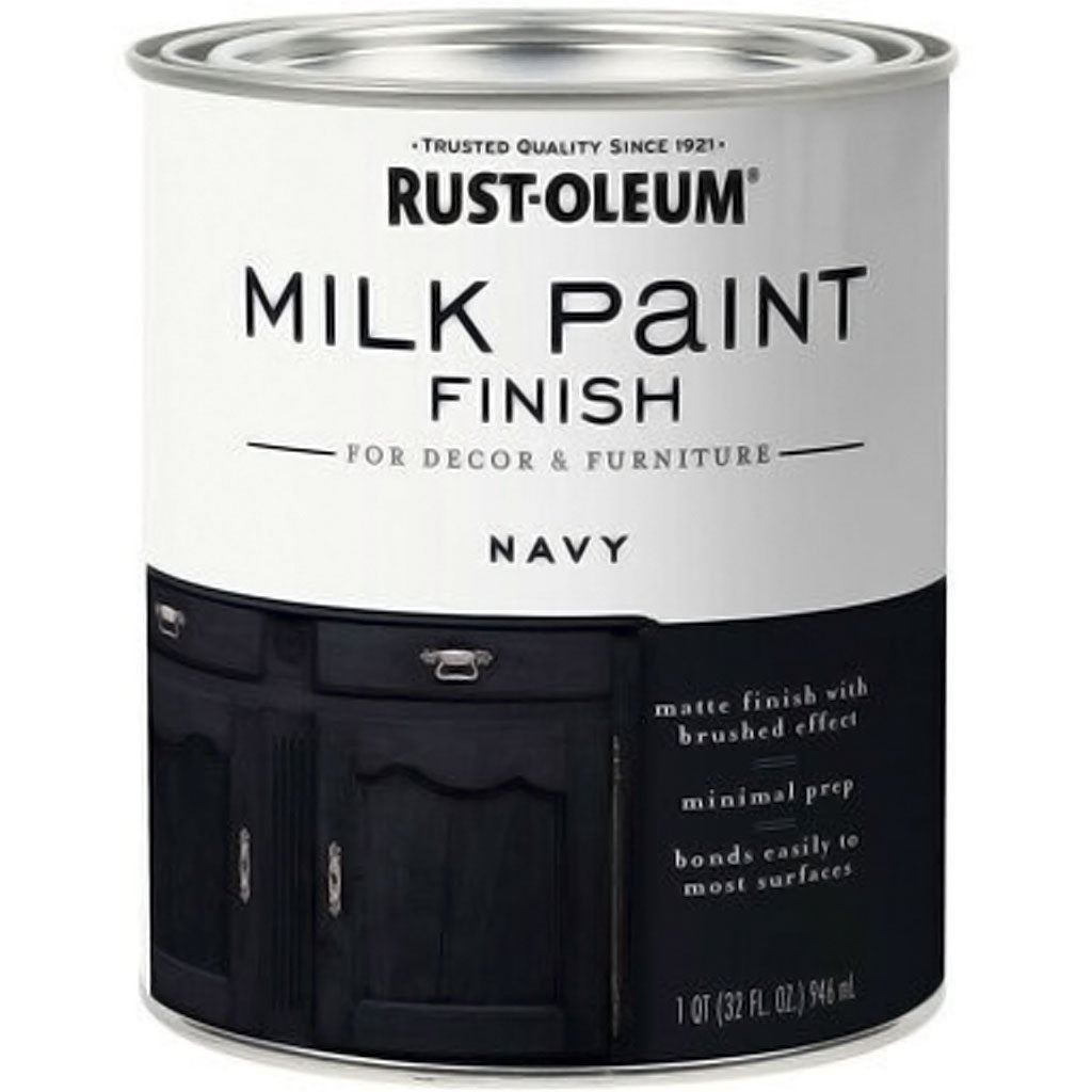 Milk Paint Finish Quart Navy Milk