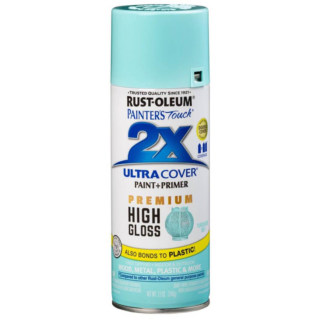 Spray Painters Touch 2X Ultra Cover High Gloss Turquoise Sky