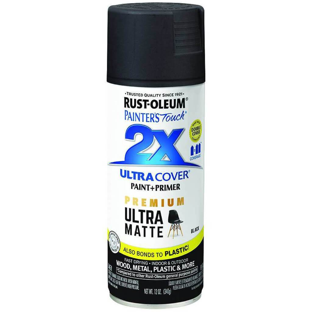 Spray Painters Touch 2X Ultra Cover Matte Black