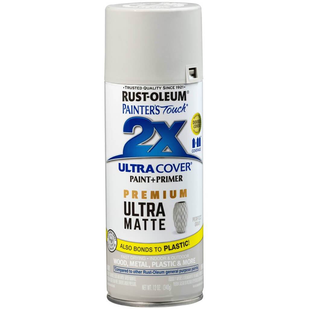 Spray Painters Touch 2X Ultra Cover Matte Perfect Gray