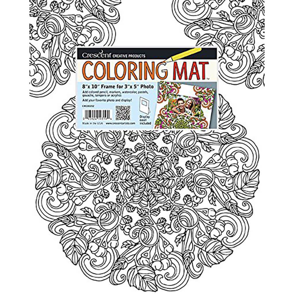 Coloring Mat Sweet Pea 8in x 10in