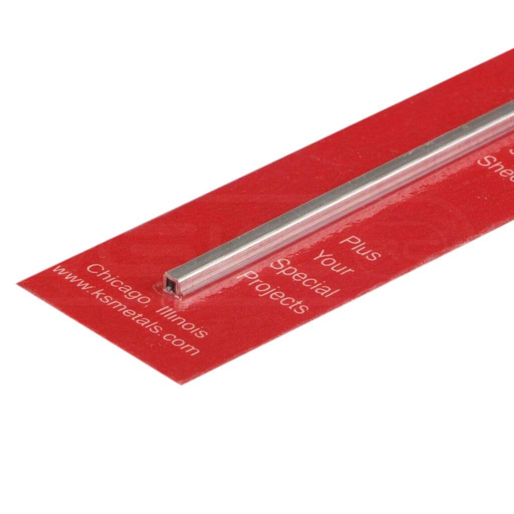 Square Aluminum Tube 3/32in x .014