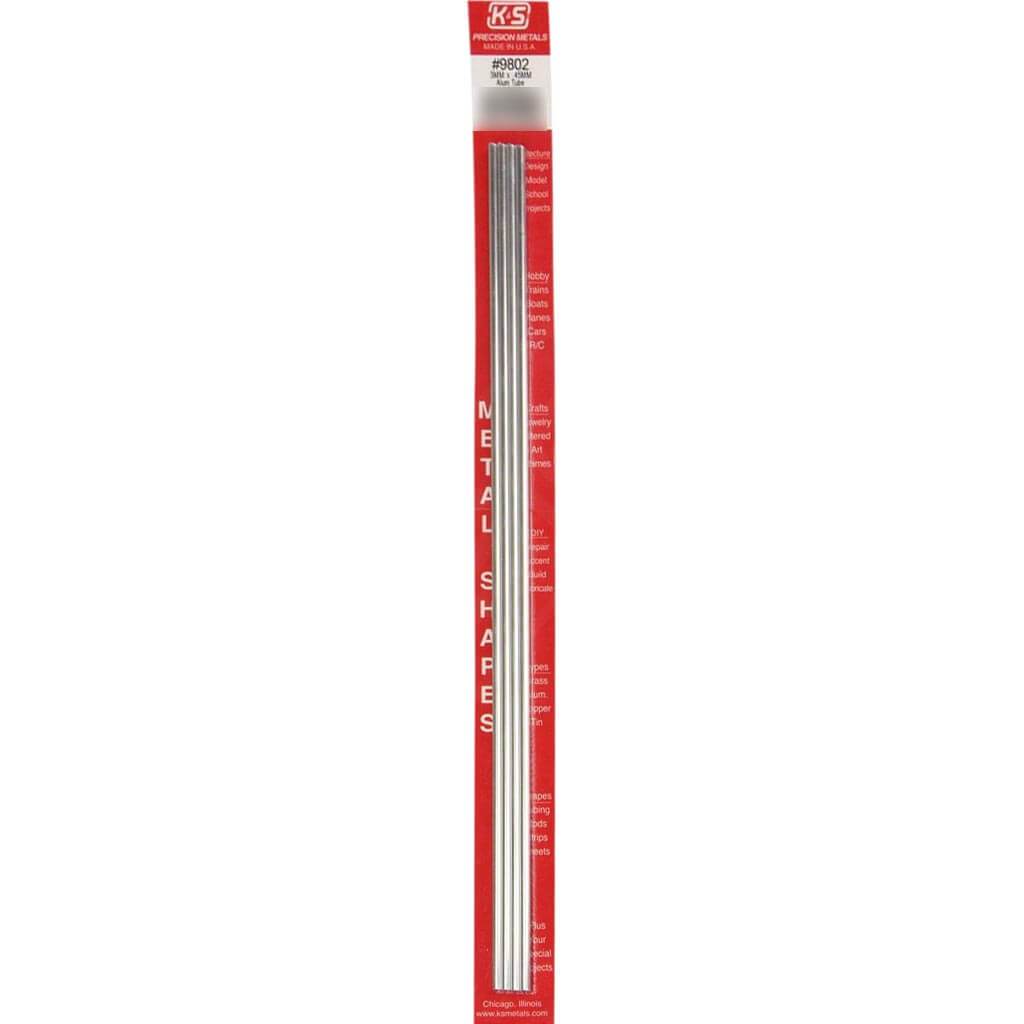 Round Aluminum Tube 3mm O.D x .45mm