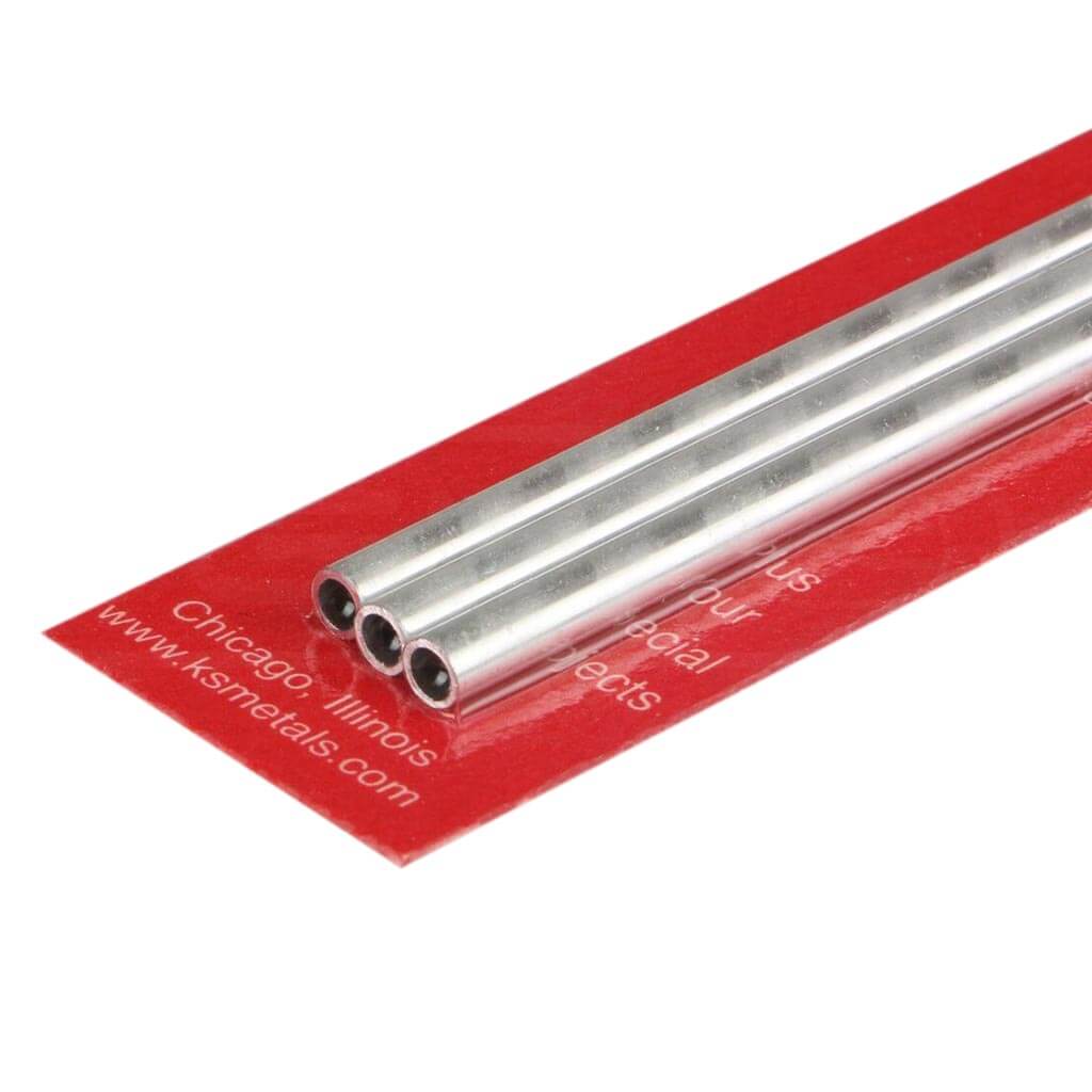 Round Aluminum Tube 4mm O.D x .45mm