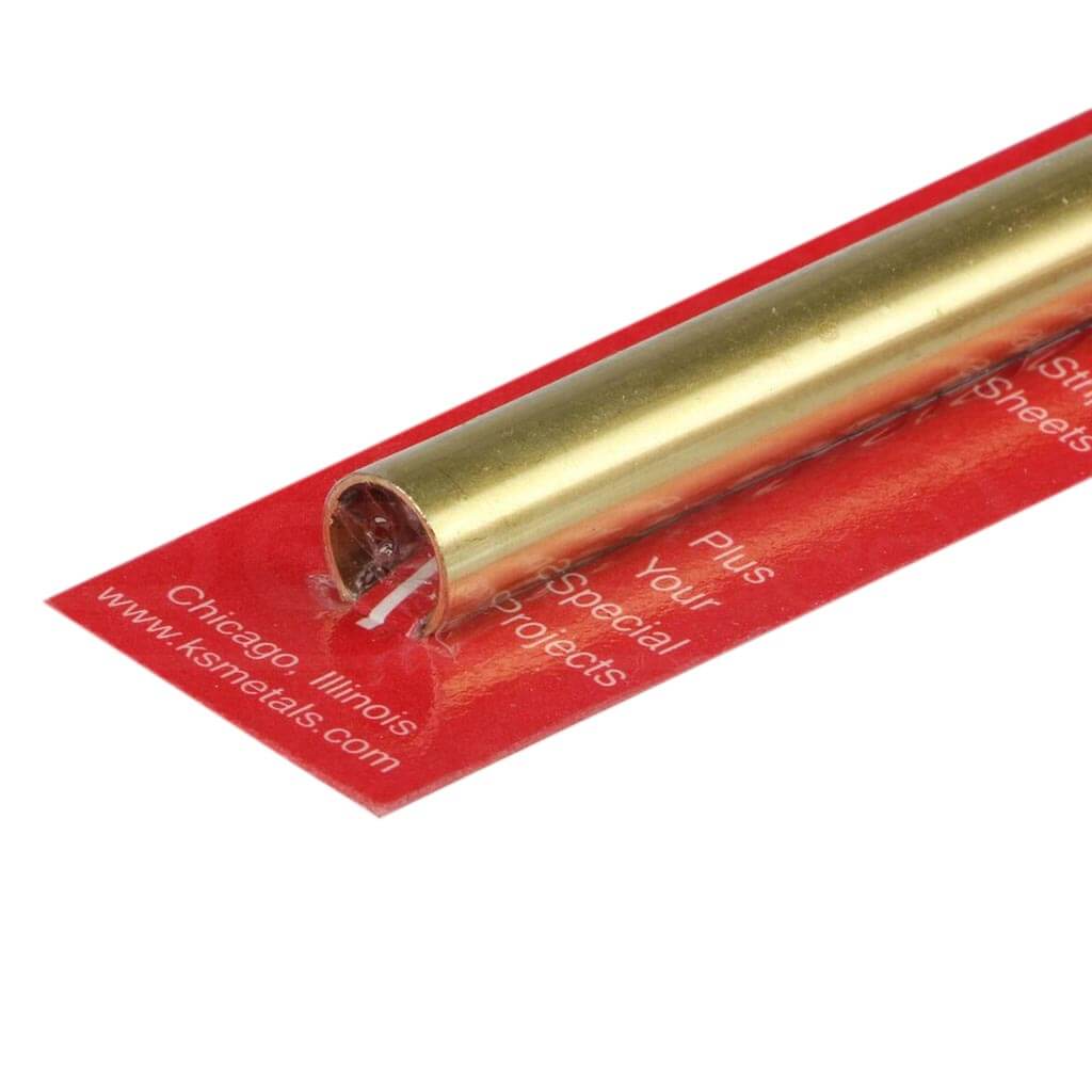Round Brass Tube 10mm O.D x .45mm
