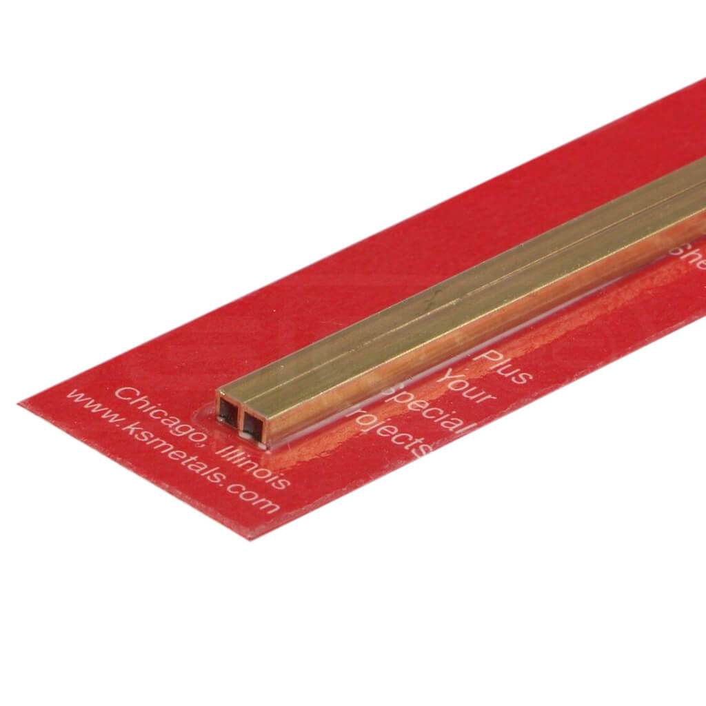 Brass Square 3mm x 3mm x .45mm