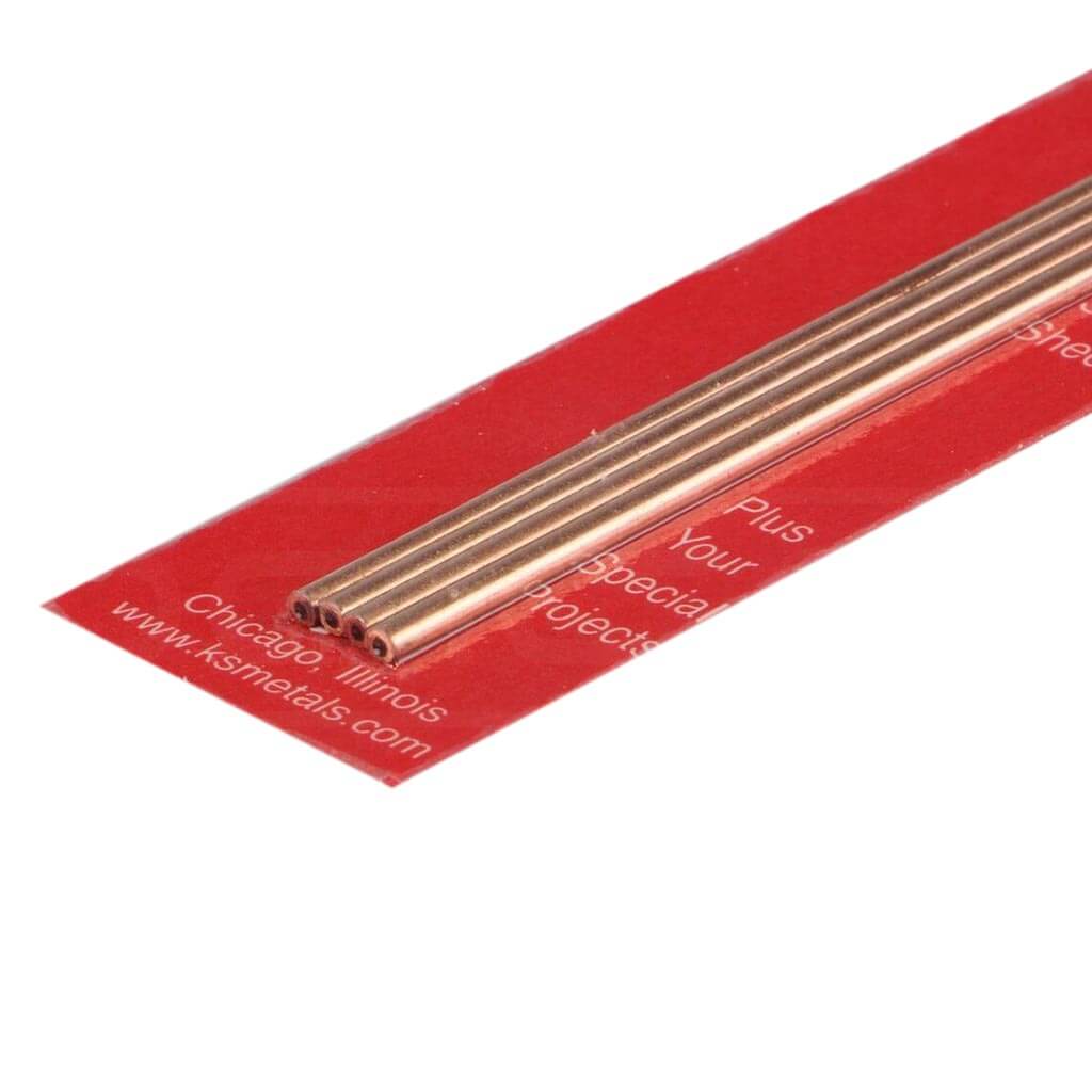Round Copper Tube 2mm O.D x .40mm