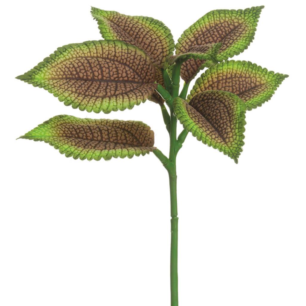 Artificial Coleus Leaf Pick - 10in Tall