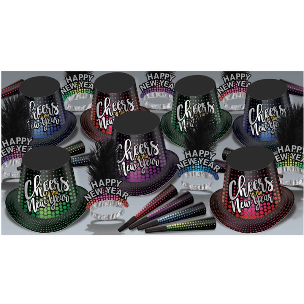 Cheers To The New Year 50pcs Assorted