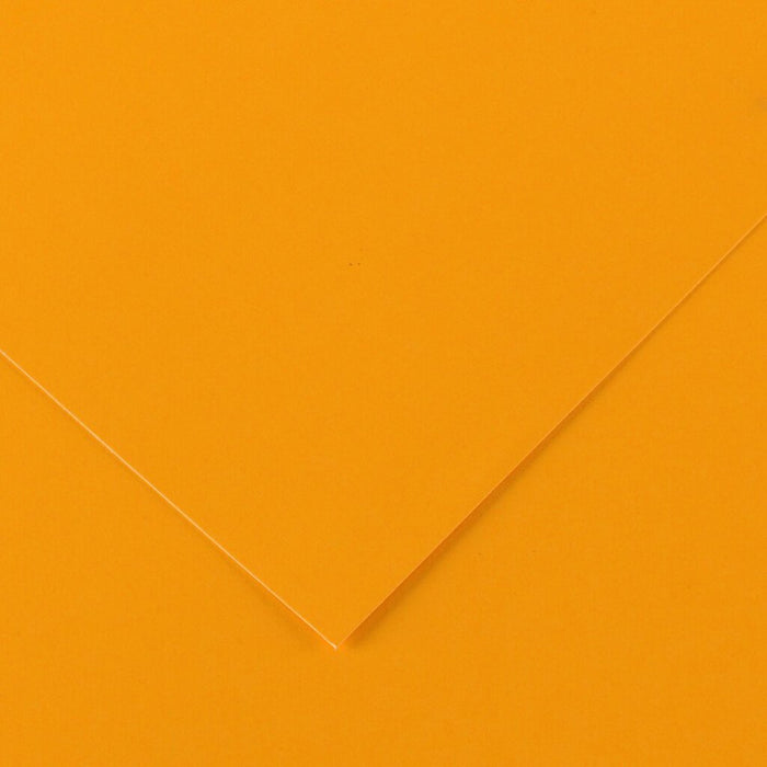 Metallic Iris Vivaldi Sheets 19in x 25in Orange