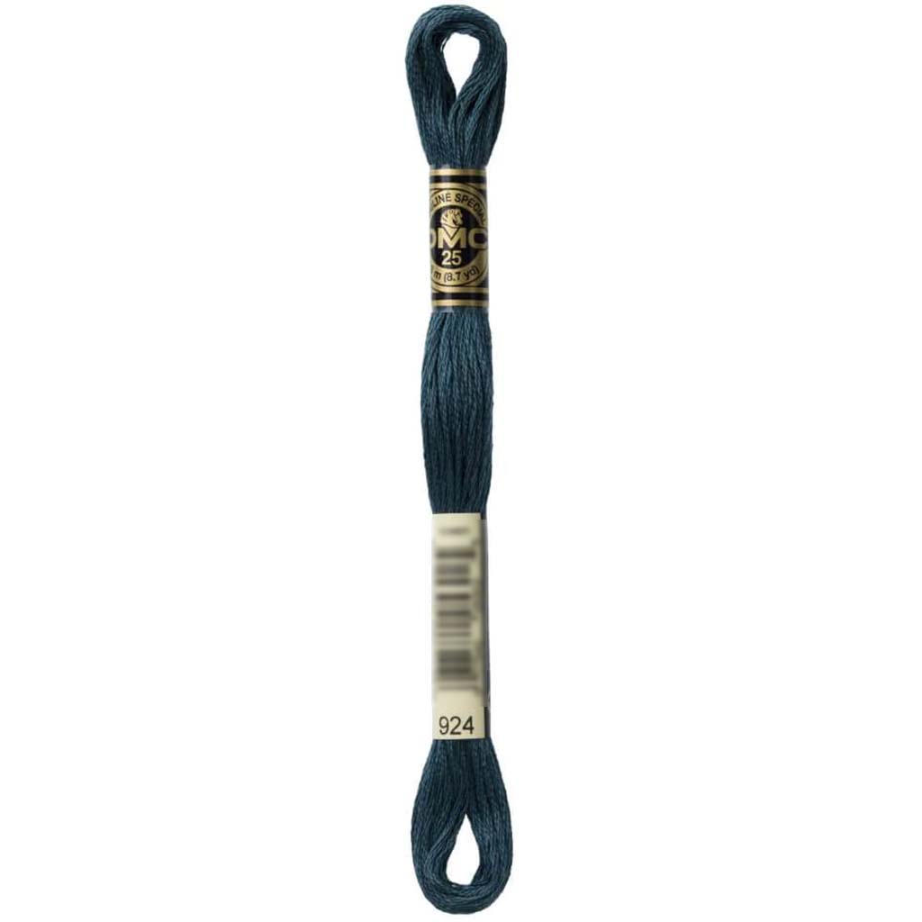 Dmc Floss Very Dark Gray Green Green 