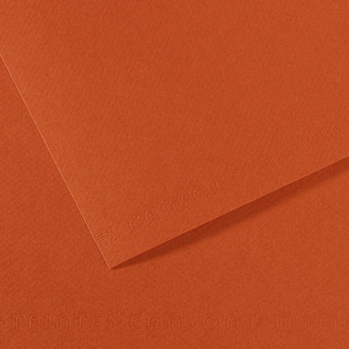 Mi-Teintes Paper Sheet 19in x 25in Red Earth