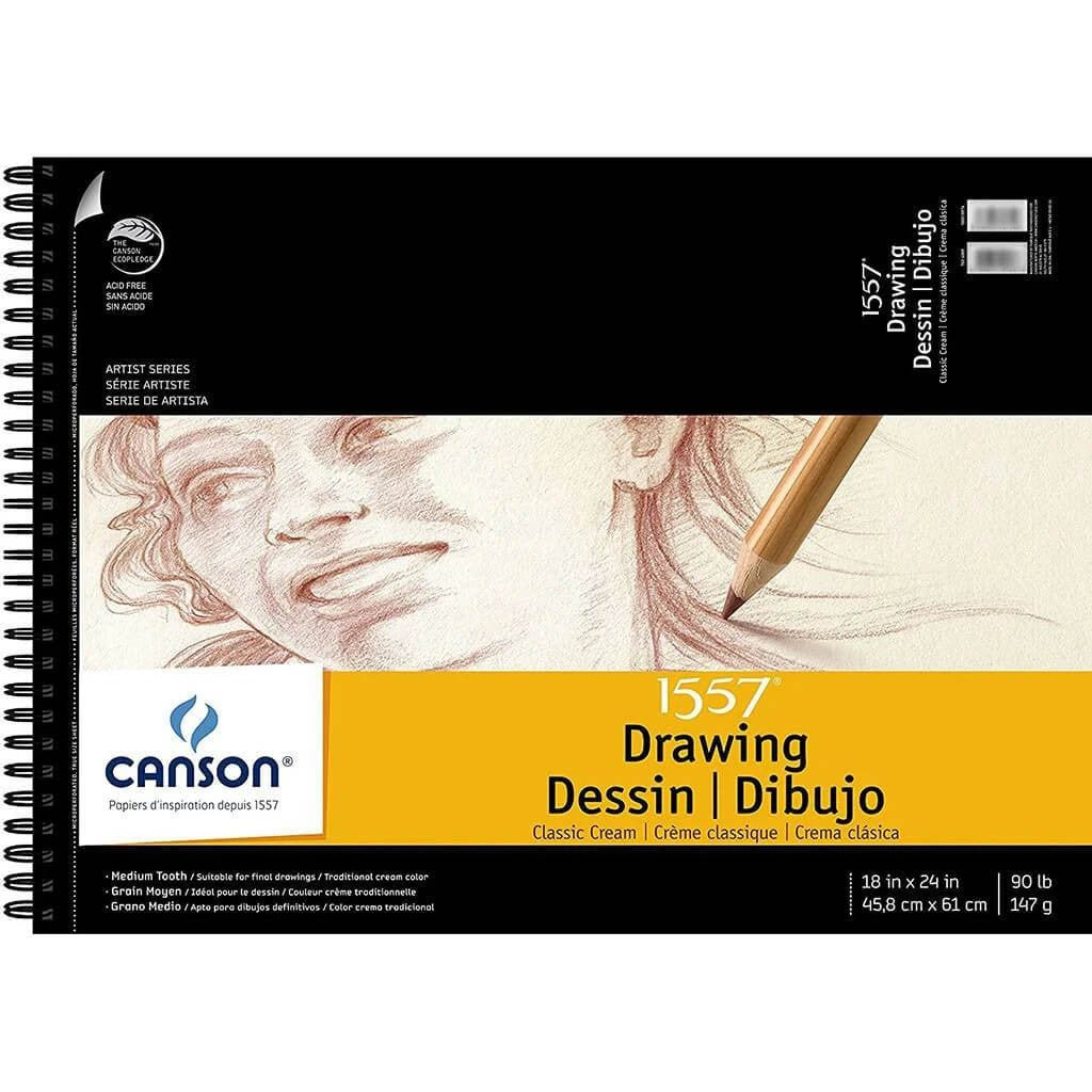 Canson Drawing Classic Cream Sheet 18in x 24in