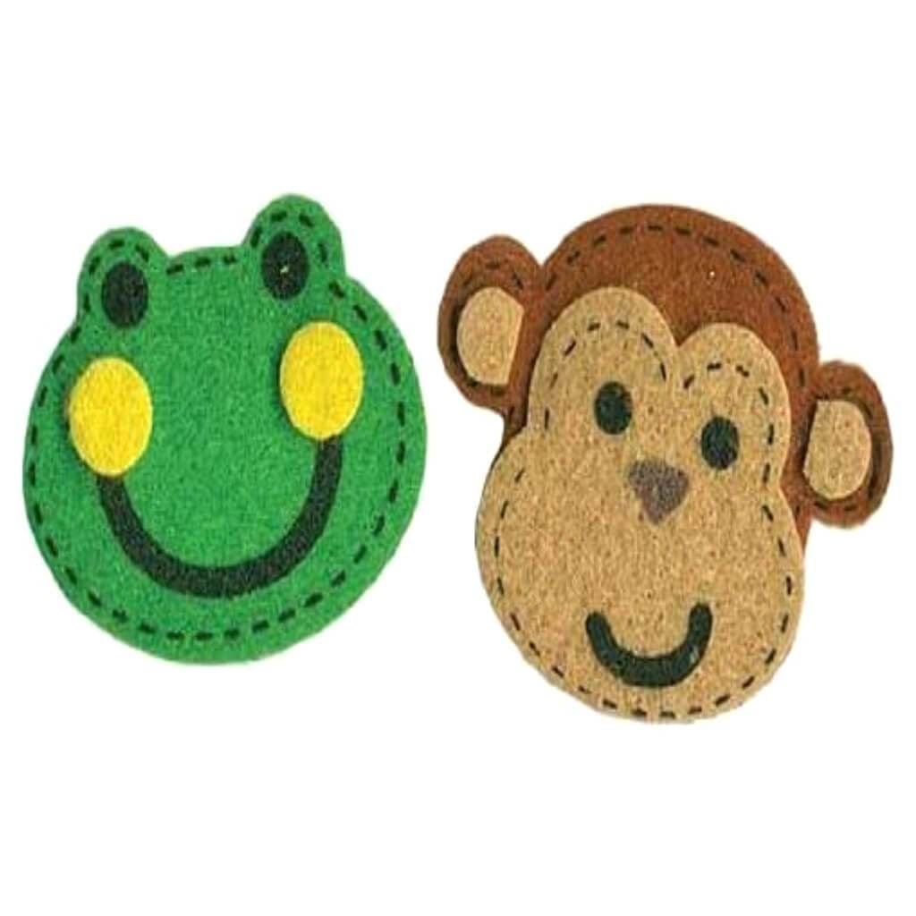 Stick-It Felt Monkey Faces 12pcs