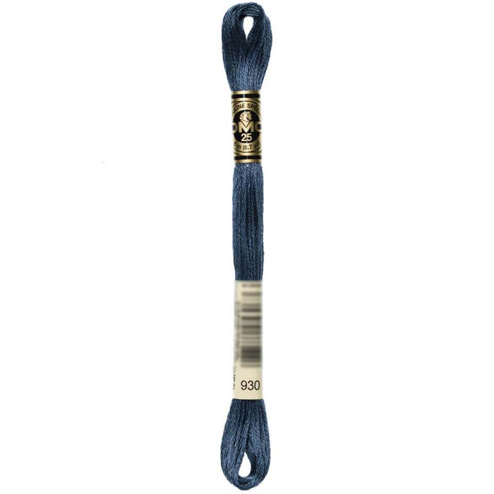 Dmc Floss Dark Antique Blue Blue 
