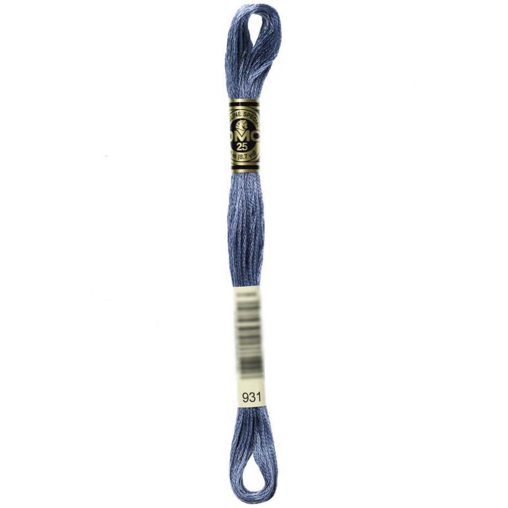 Dmc Floss Medium Antique Blue Blue 