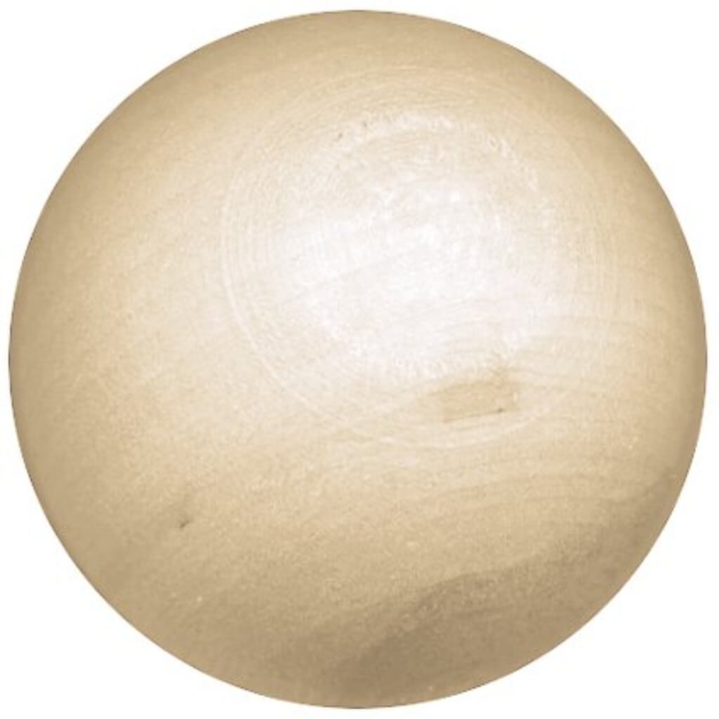 Wood Round Ball 1-1/2in 6pc