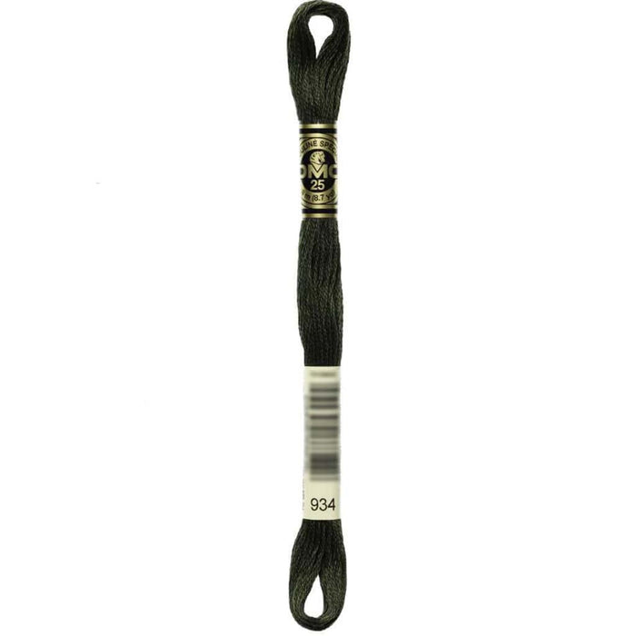 Dmc Floss Black Avocado Green Green 