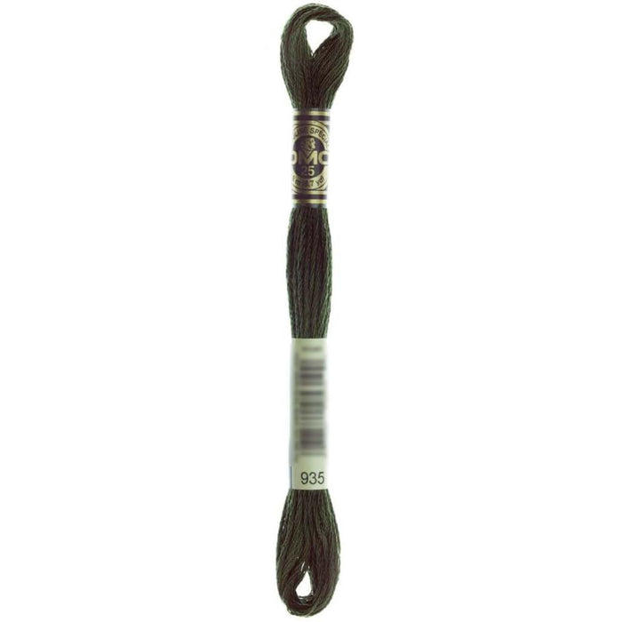 Dmc Floss Dark Avocado Green Green 