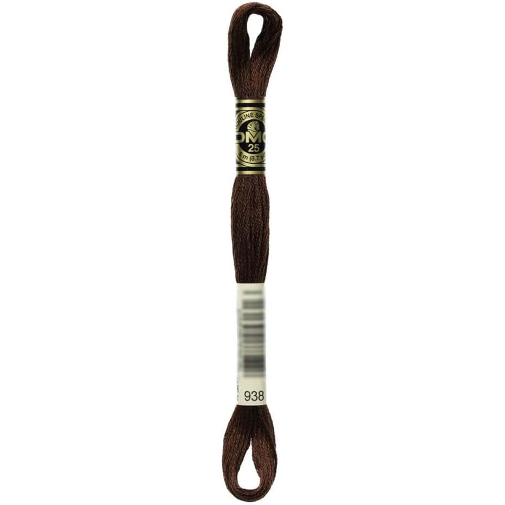 Dmc Floss Ultra Dark Coffee Brown Brown 