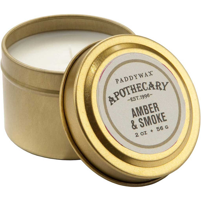 Paddywax Apothecary Candle Amber & Smoke 2oz