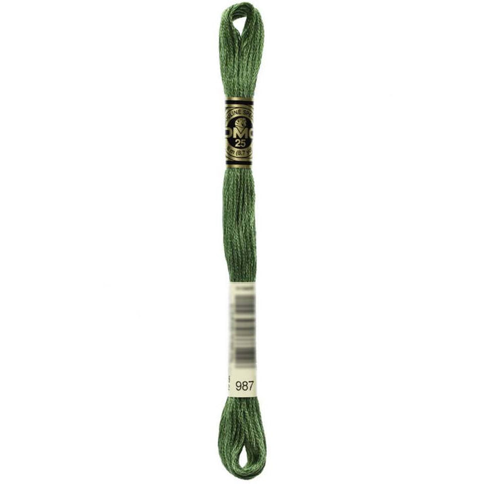 Dmc Floss Dark Forest Green Green 
