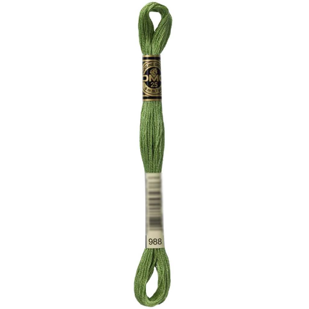 Dmc Floss Medium Forest Green Green 