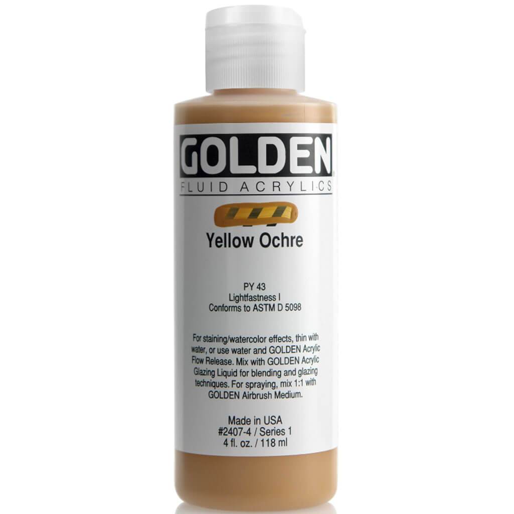 Golden Fluid Acrylic Paint 4oz