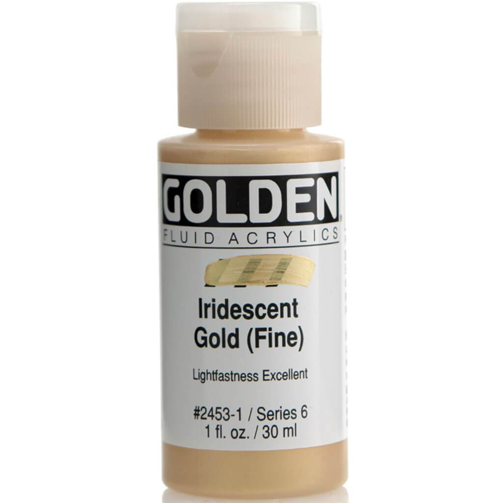 Golden Fluid Acrylic Iridescent Paint 1oz