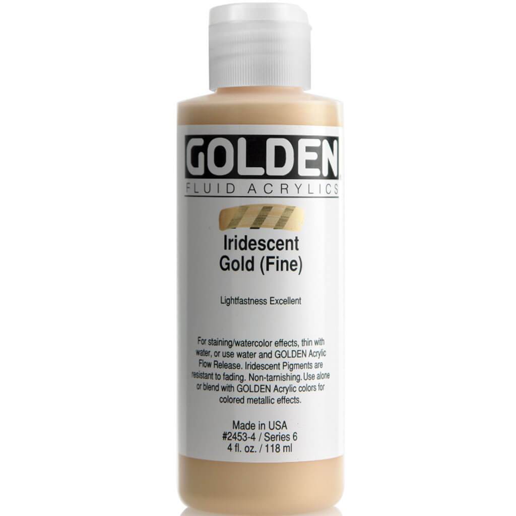 Golden Fluid Acrylic Iridescent Paint 4oz