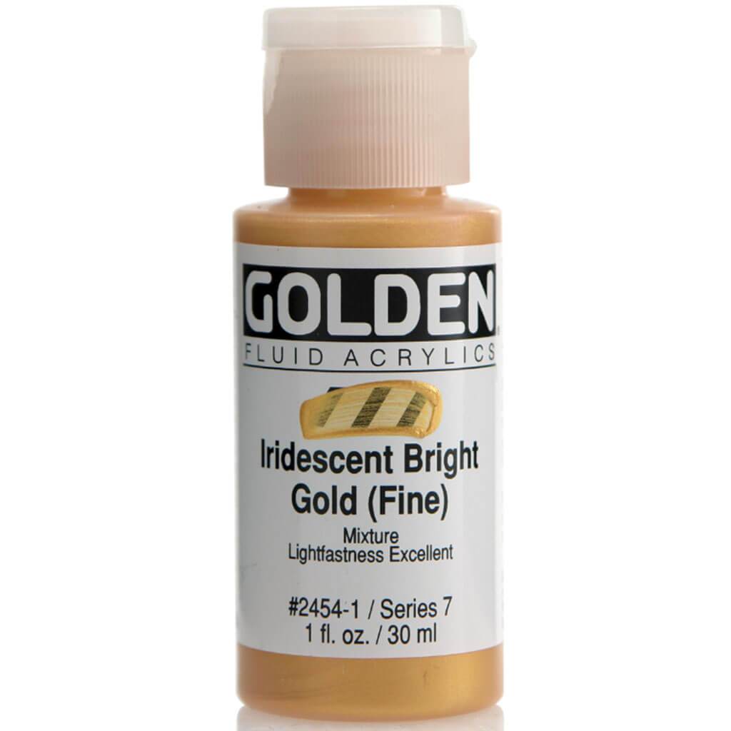 Golden Fluid Acrylic Iridescent Paint 1oz