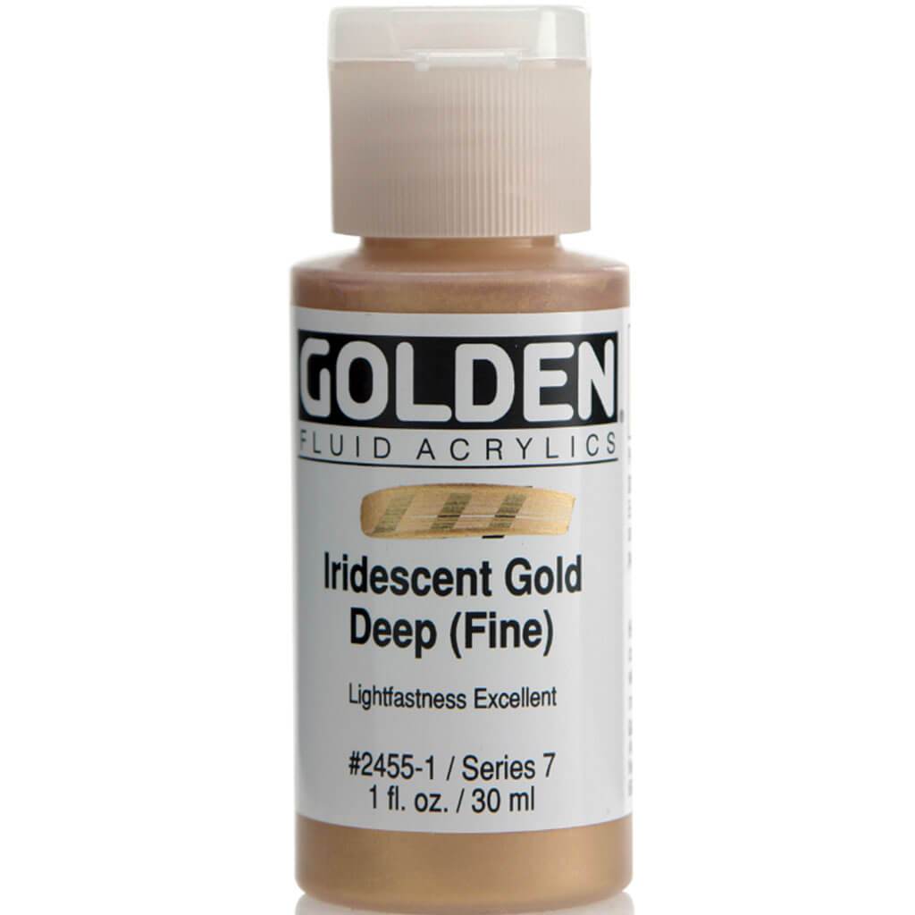 Golden Fluid Acrylic Iridescent Paint 1oz