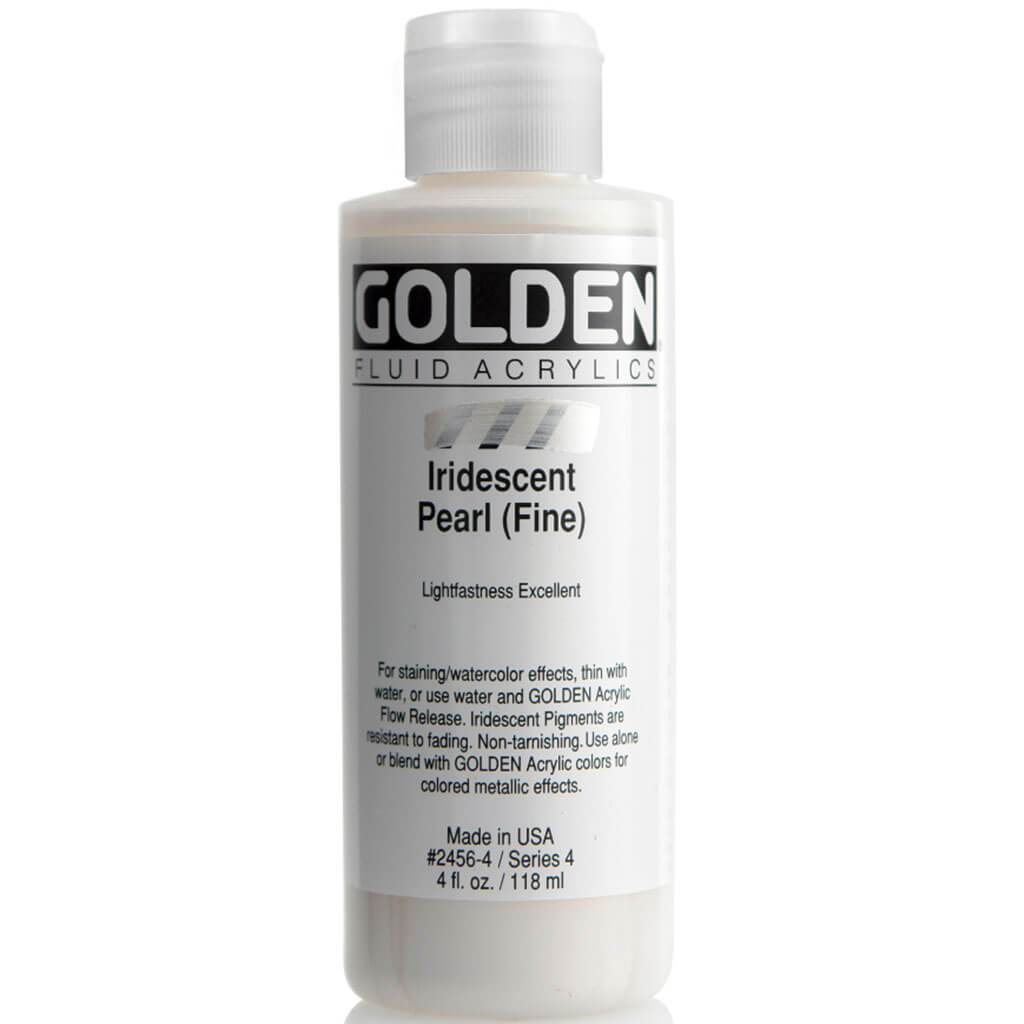 Golden Fluid Acrylic Iridescent Paint 4oz