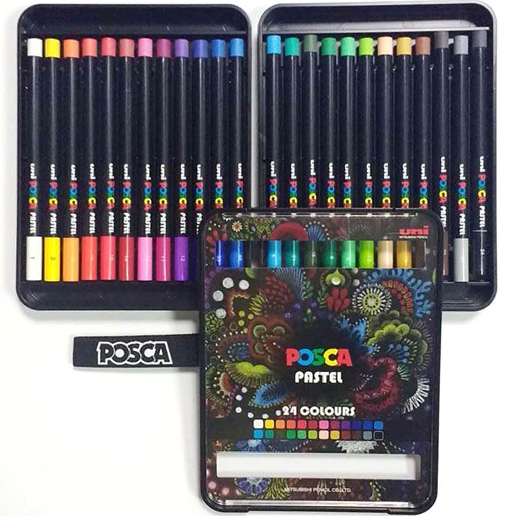 Posca Wax Pastels 24pcs