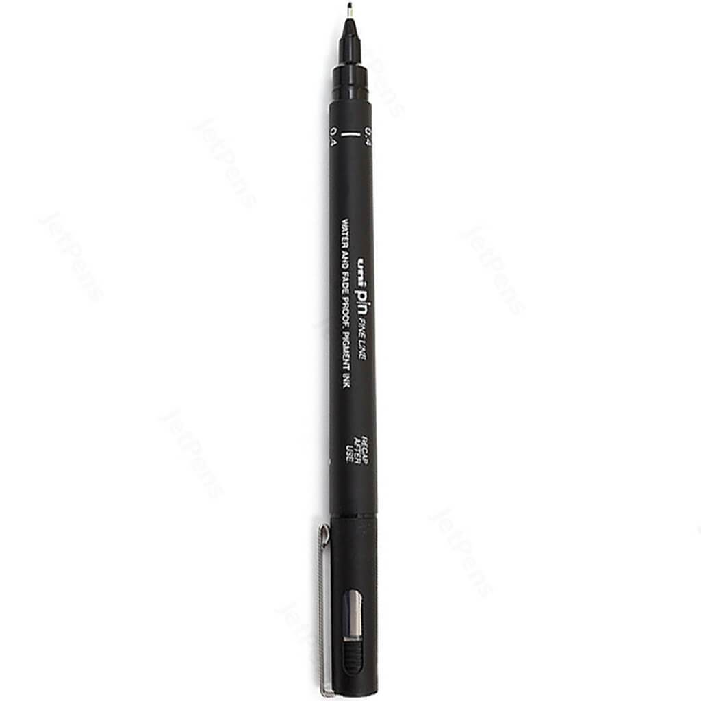 Uni Pin Fineliners .4mm Black