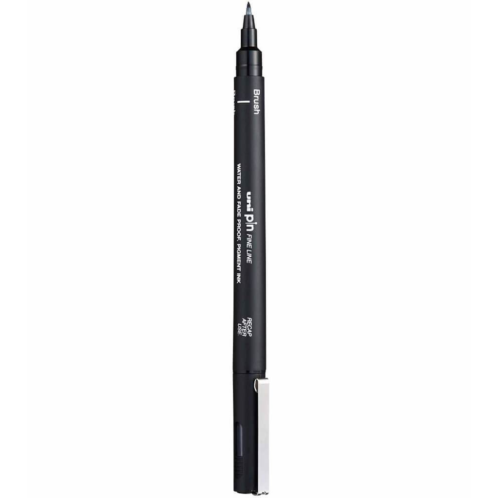 Uni Pin Fineliners Brush Black